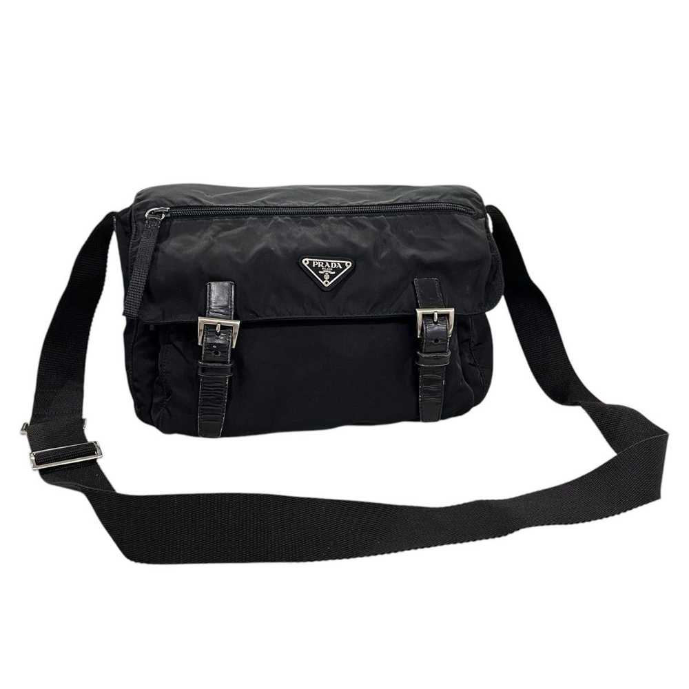 Prada Prada Tessuto Nylon Crossbody Messenger Bag - image 2