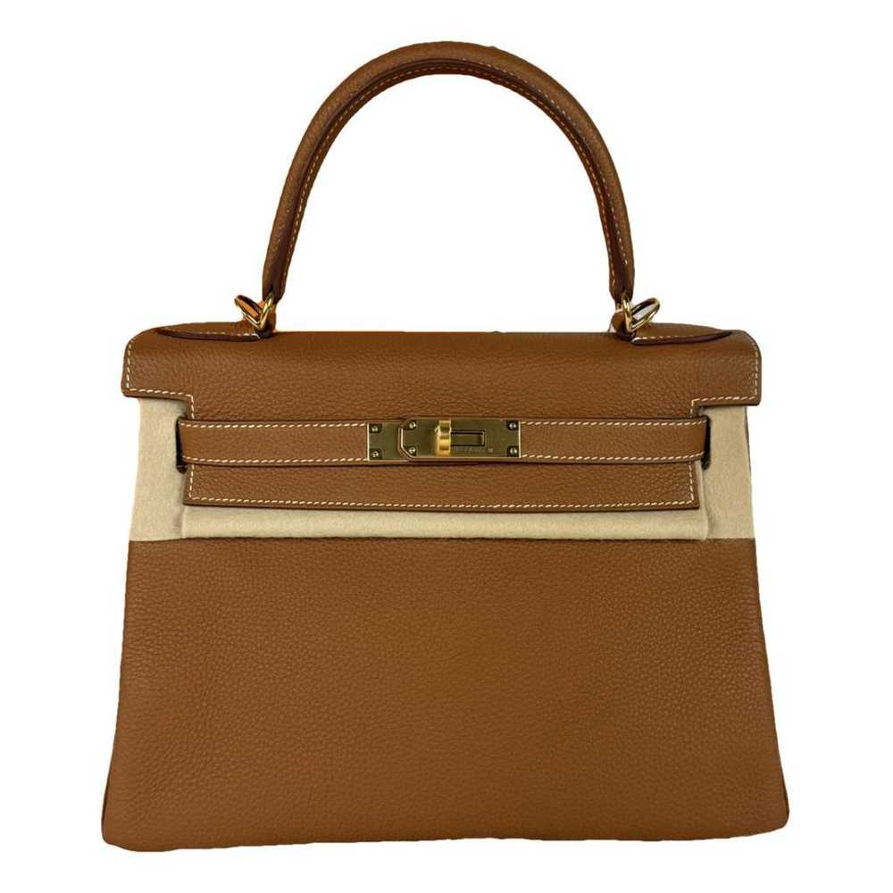 Hermès Kelly 28 leather handbag - image 1