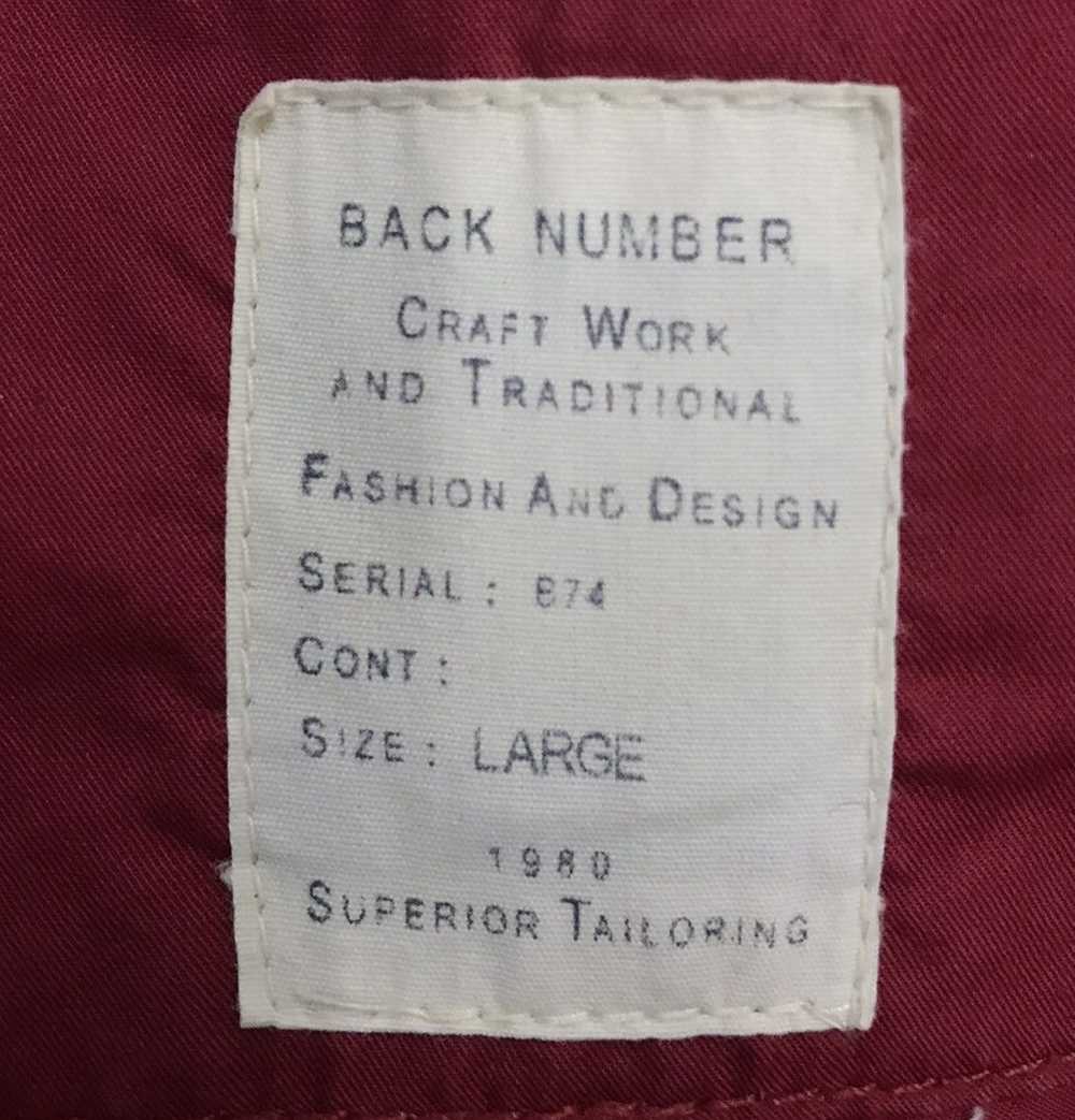 Japanese Brand × Vintage Vintage Back Number 1980… - image 11