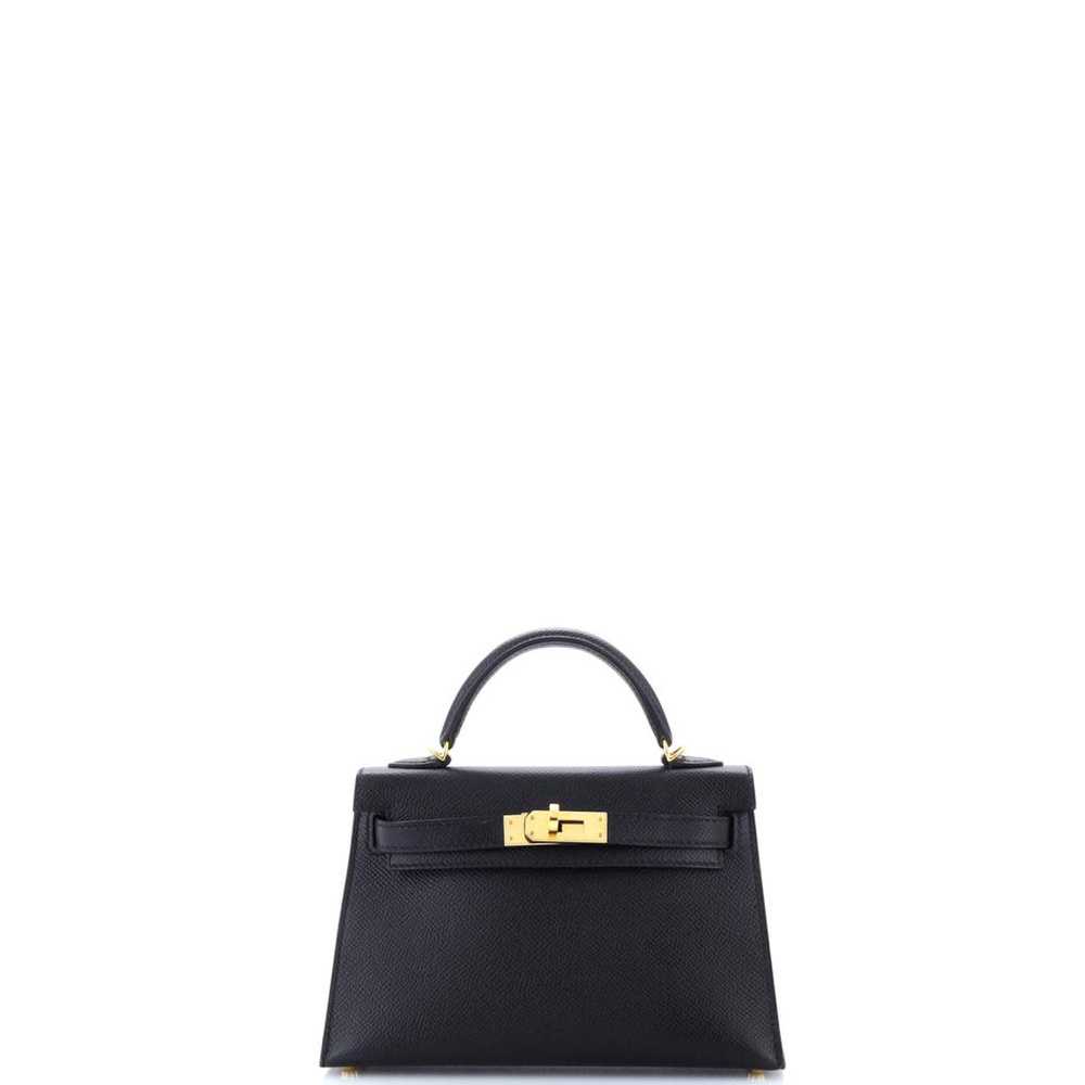 Hermès Kelly Mini leather handbag - image 1