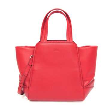 Tods red leather handbag - Gem