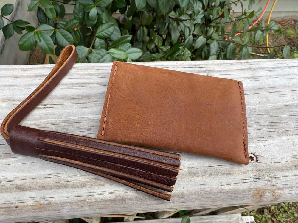 Portland Leather Mini Envelope Wallet + Tassel - image 5