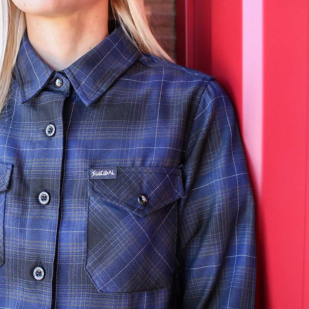 dixxon Women's Suicidal Tendencies Flannel - image 3