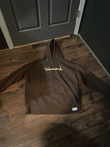 Diamond Supply Co Diamond supply .co brown hoodie