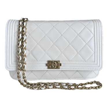 Chanel Wallet On Chain Boy Half Flap leather cros… - image 1