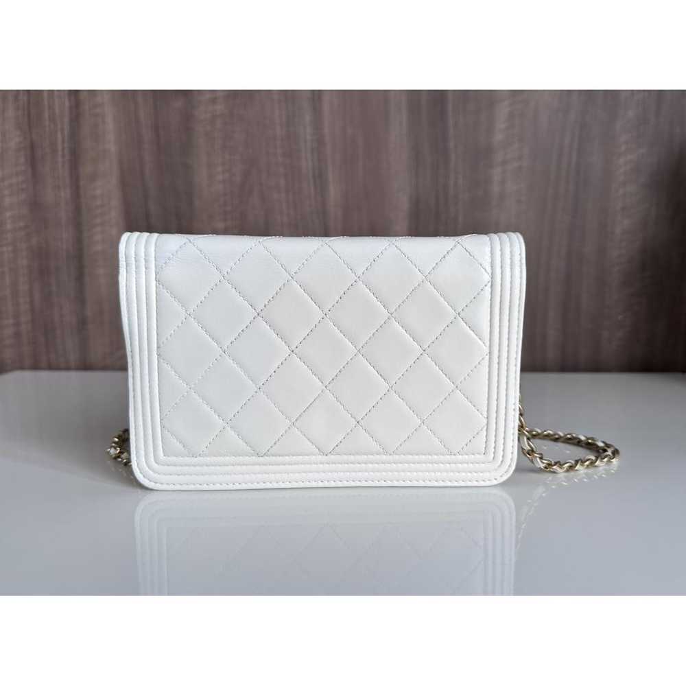 Chanel Wallet On Chain Boy Half Flap leather cros… - image 2