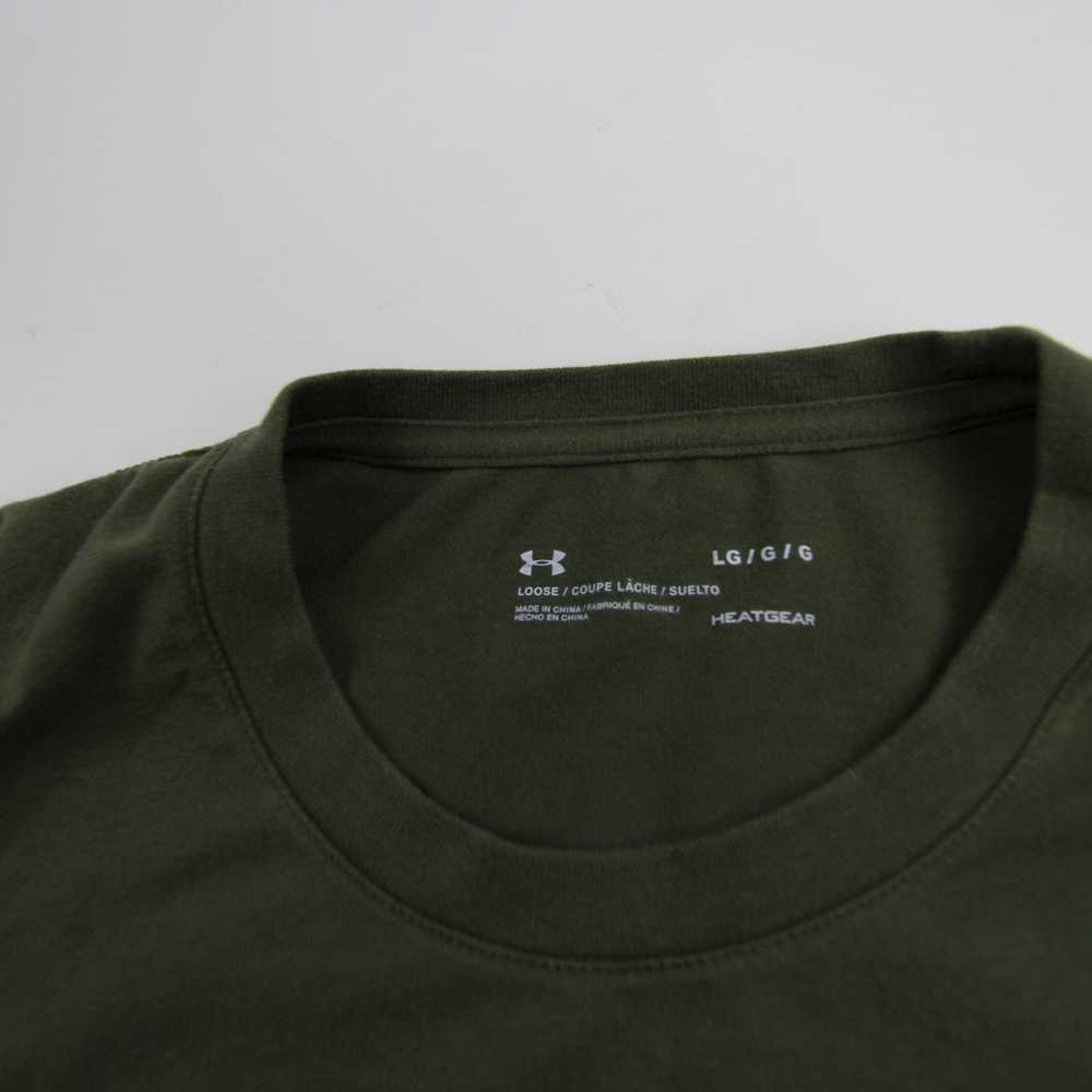 Under Armour Short Sleeve Shirt Men's Olive Used - image 3