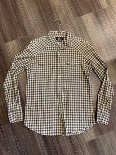 RRL Ralph Lauren RRL Brown Check Western