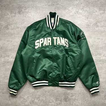 Vintage NCAA Michigan State sale Spartans Leather Jacket