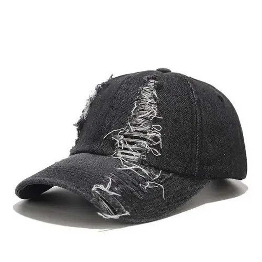 Hat × Japanese Brand × Streetwear Ripped Vintage … - image 1