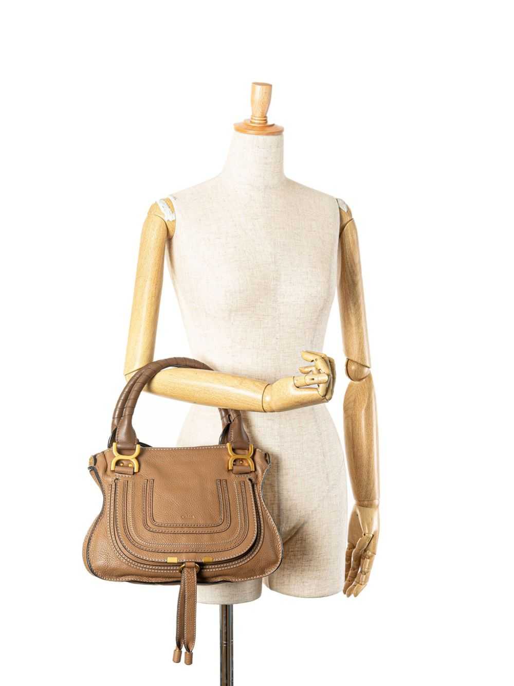 Chloé Pre-Owned 2019 Small Grained Leather Marcie… - image 2