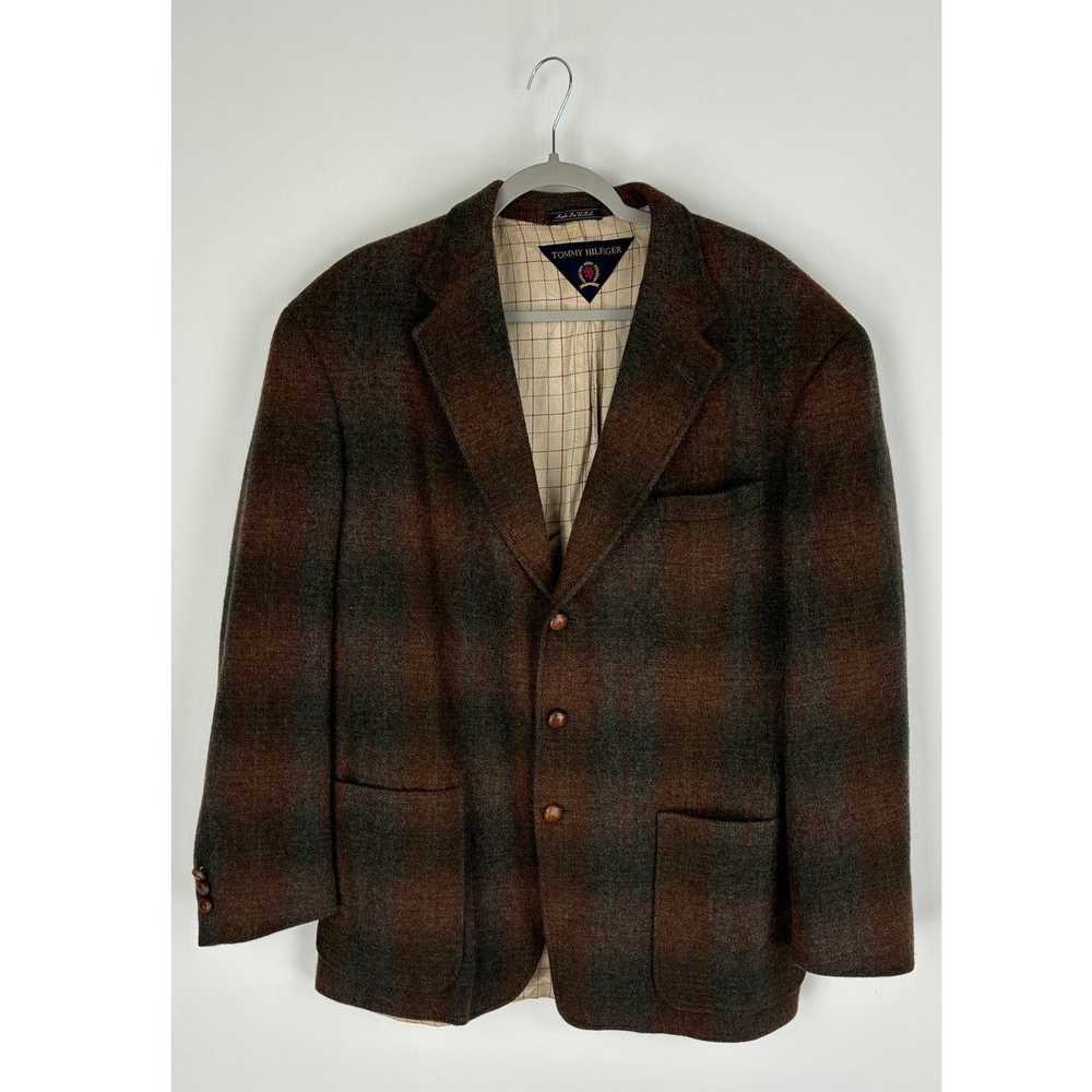 Tommy Hilfiger Tommy Hilfiger Vintage Wool Plaid … - image 1