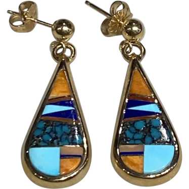 Contemporary Multicolored Earrings - image 1