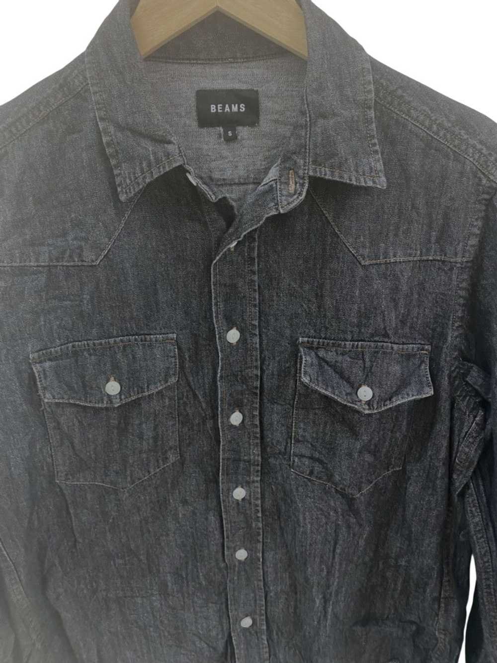 Beams Plus × If Six Was Nine Beams Denim Button Up - image 3