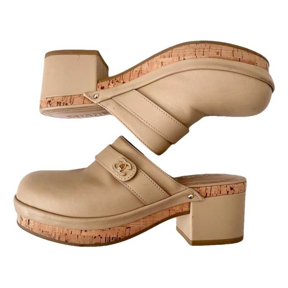 Chanel Leather mules & clogs - image 1