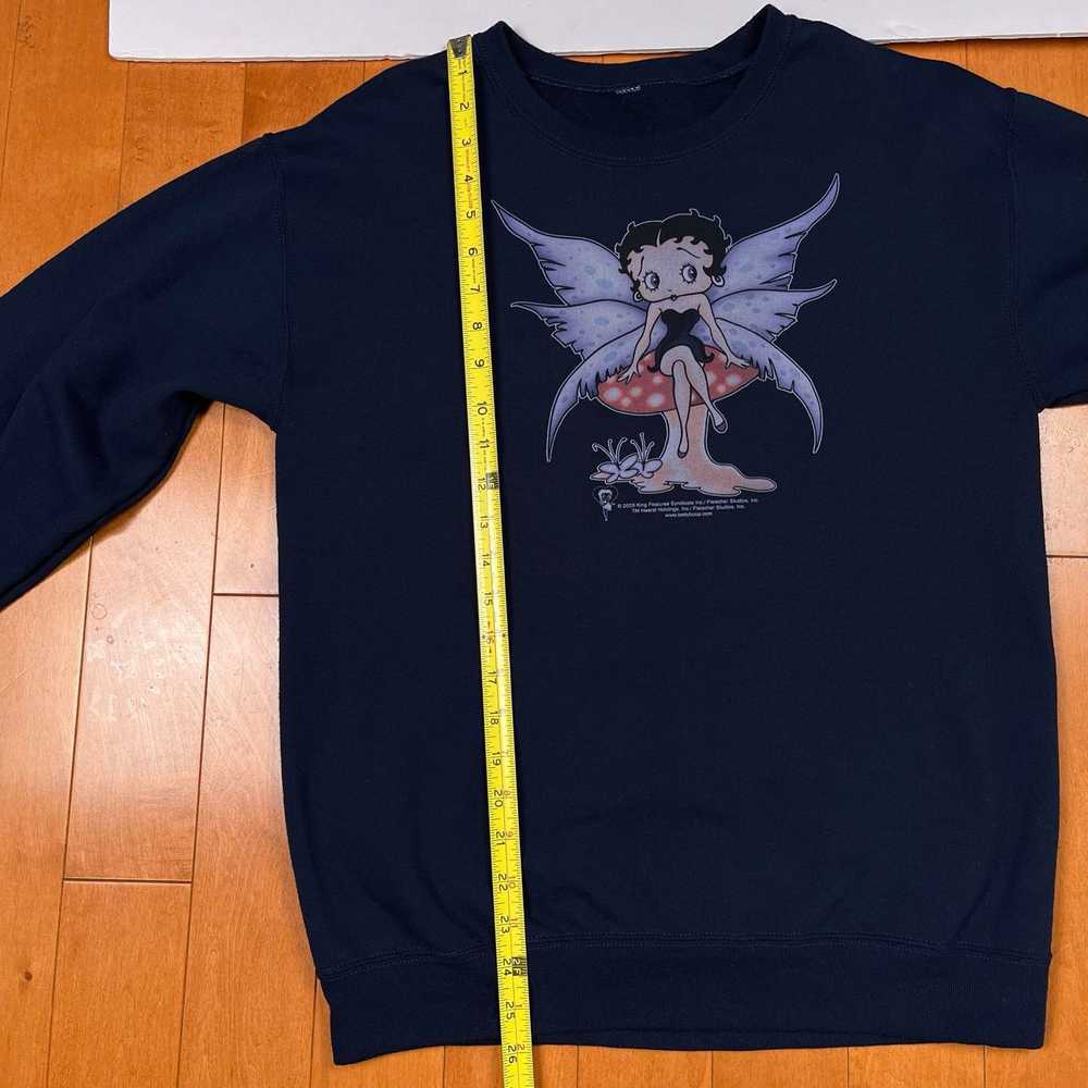 Vintage Y2K Betty Boop Fairy Crewneck Sweatshirt … - image 11