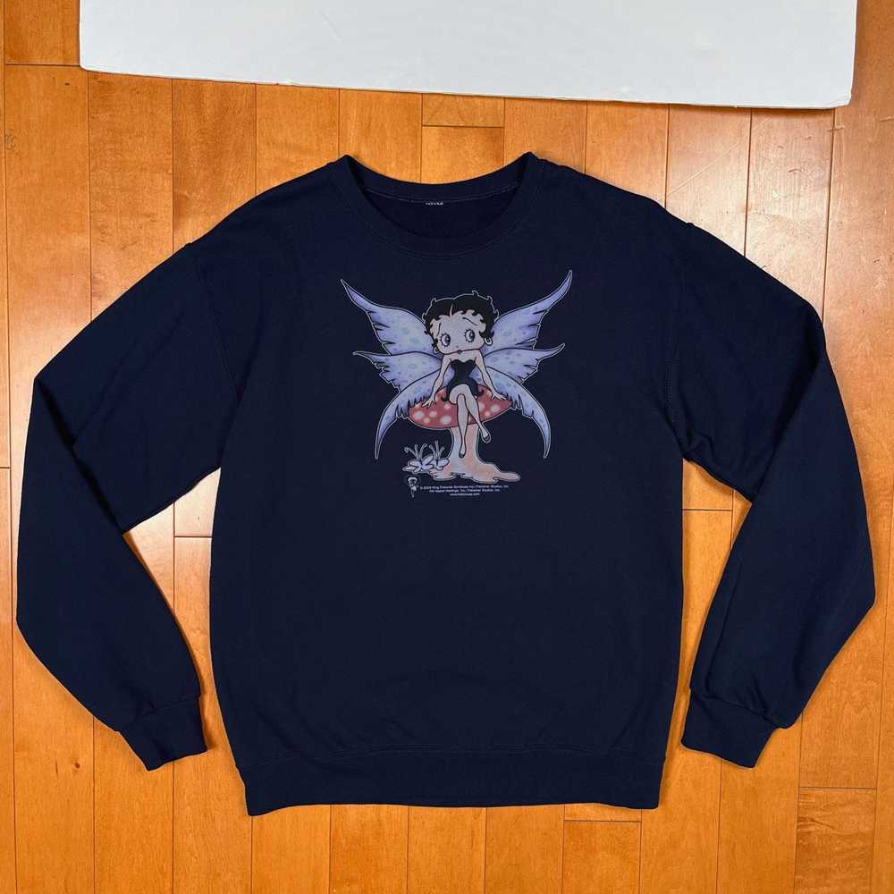 Vintage Y2K Betty Boop Fairy Crewneck Sweatshirt … - image 3