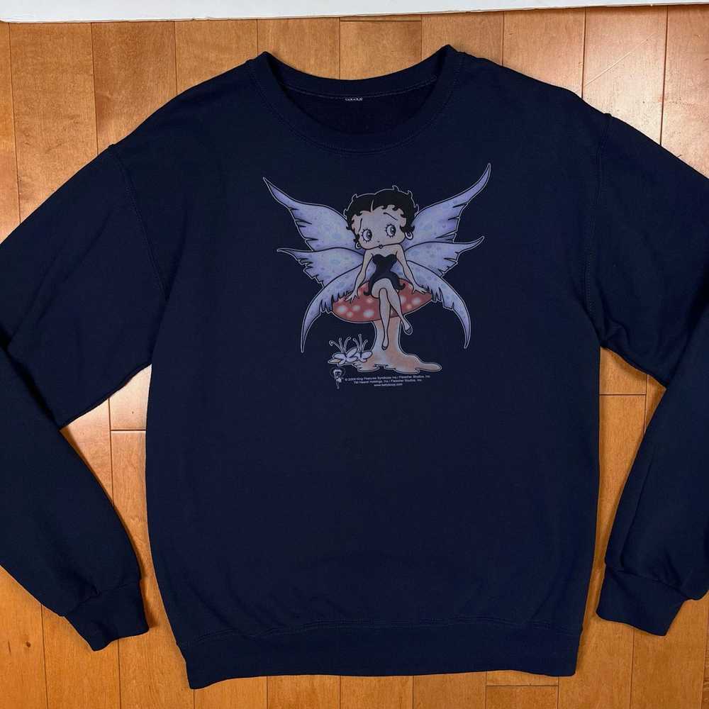 Vintage Y2K Betty Boop Fairy Crewneck Sweatshirt … - image 4