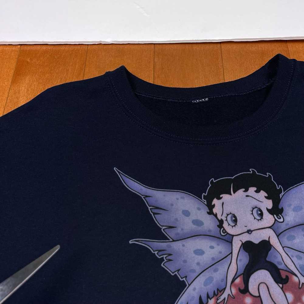 Vintage Y2K Betty Boop Fairy Crewneck Sweatshirt … - image 9