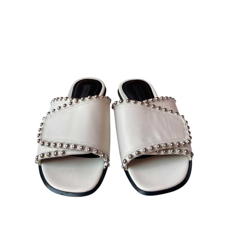 Alexander Wang Leather flip flops - image 2