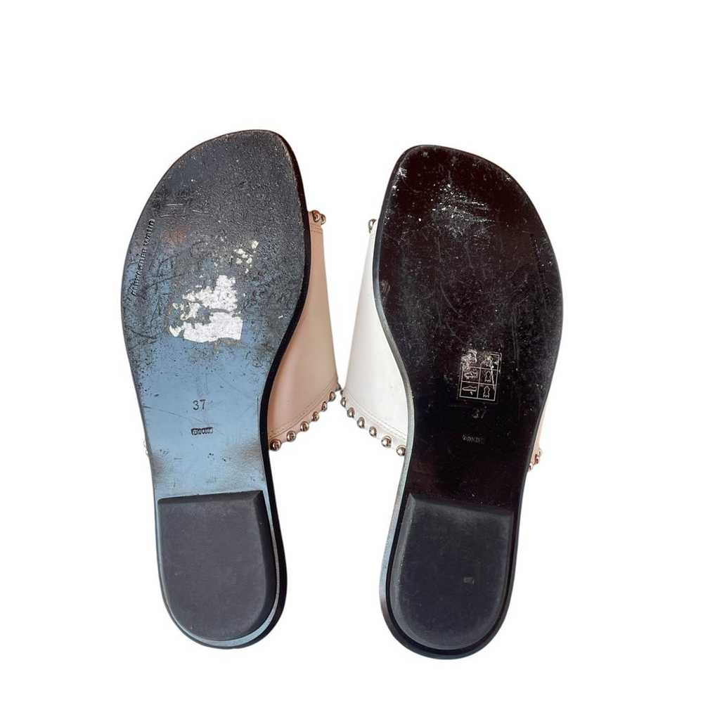 Alexander Wang Leather flip flops - image 7