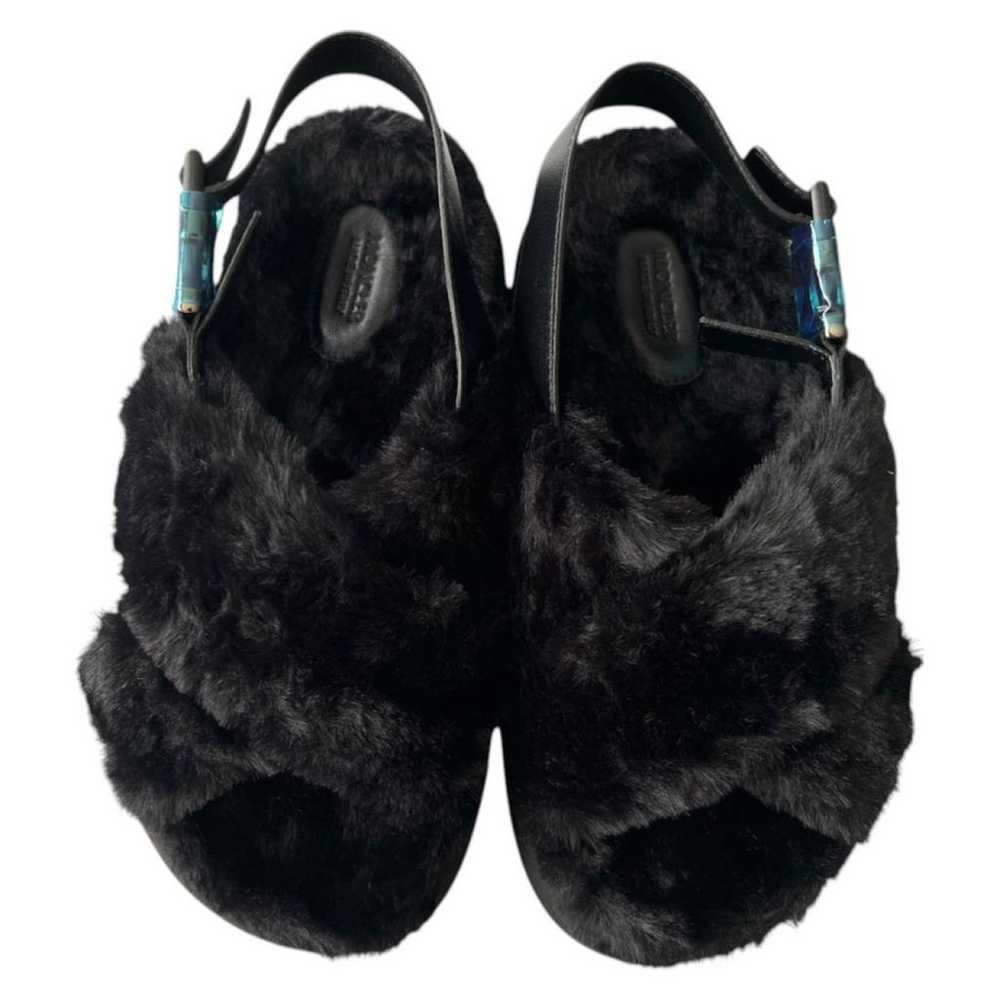 Moncler Faux fur sandal - image 3