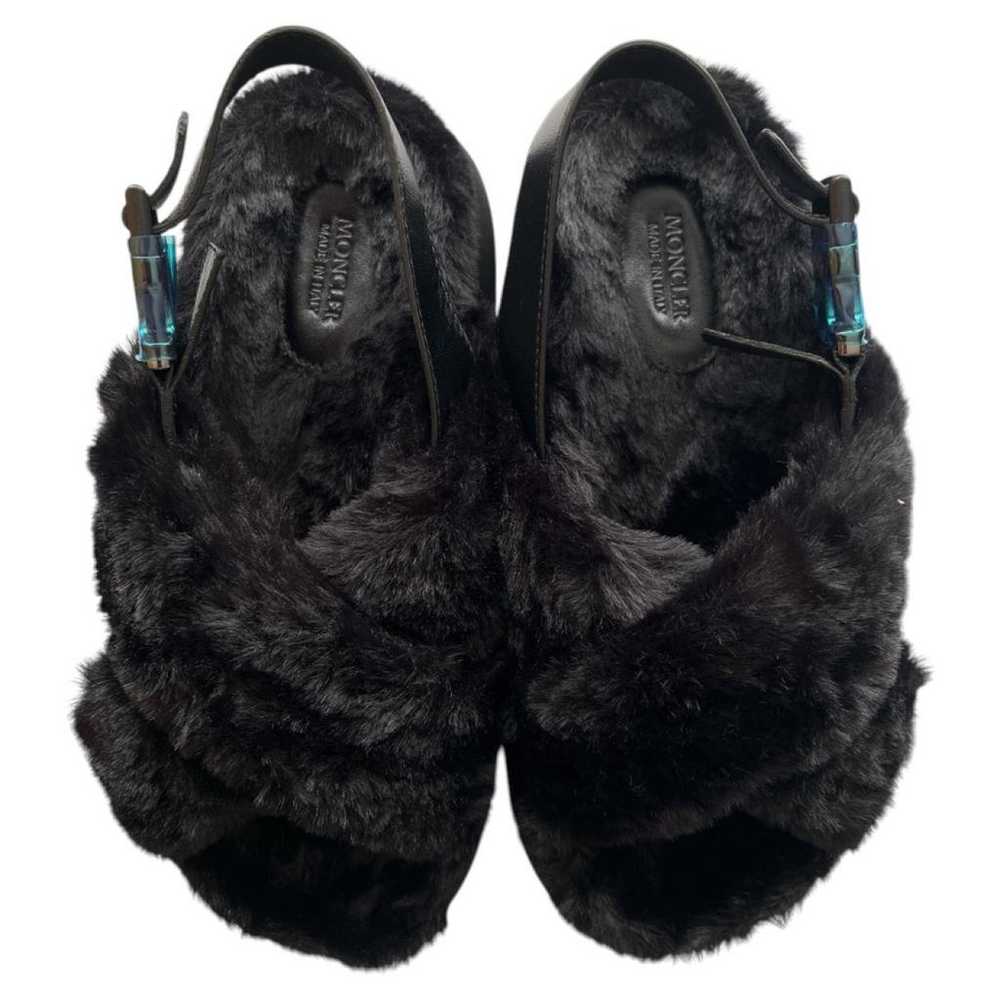 Moncler Faux fur sandal - image 4