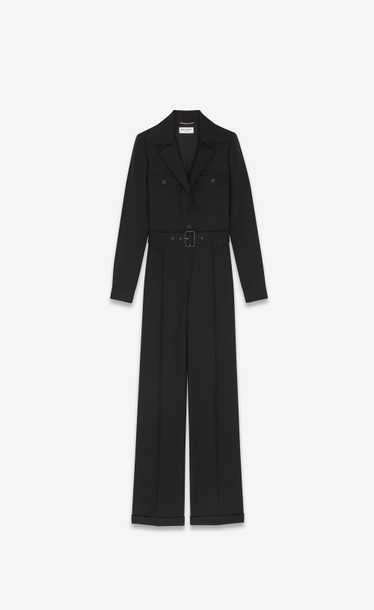 Saint Laurent Paris o1s1wg111224 Jumpsuit in Wool 