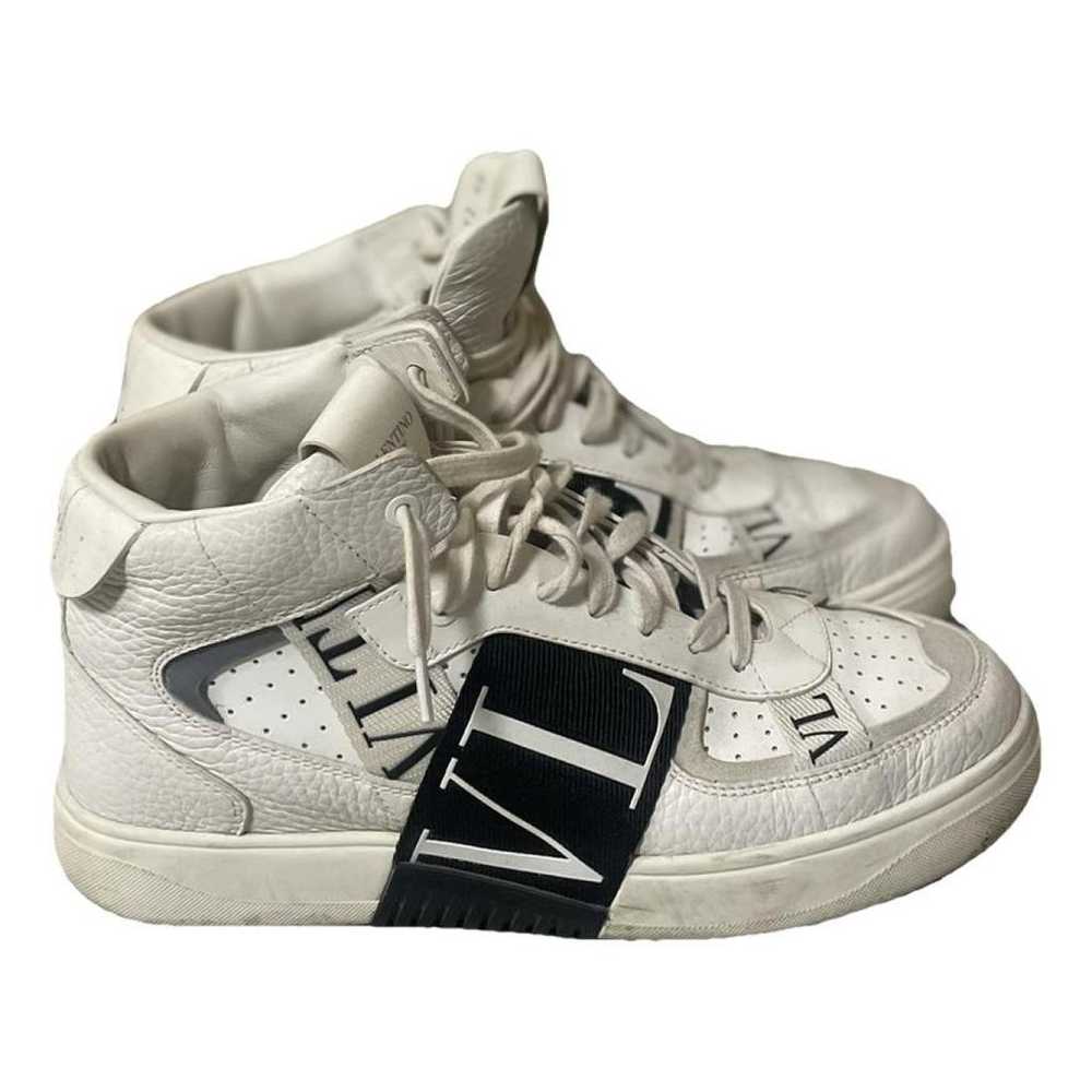 Valentino Garavani Vl7N leather trainers - image 1