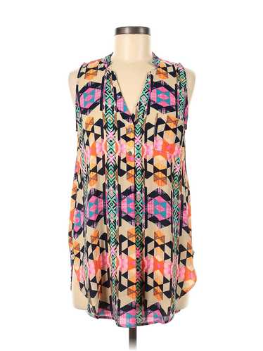 Lush Women Orange Sleeveless Blouse M