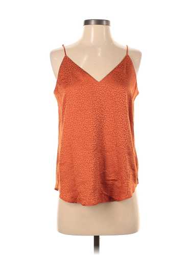 Express Women Orange Sleeveless Top S