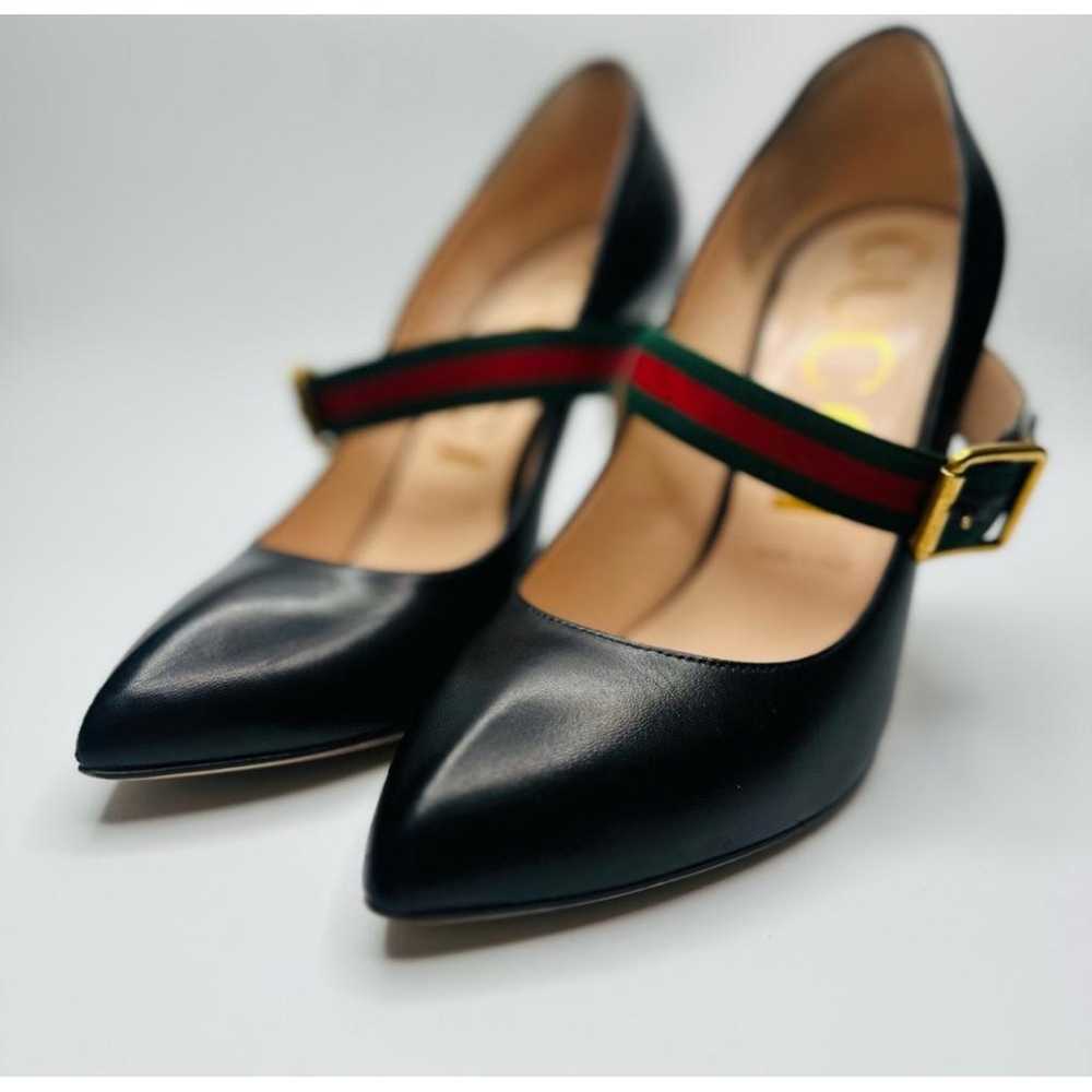 Gucci Sylvie leather heels - image 3