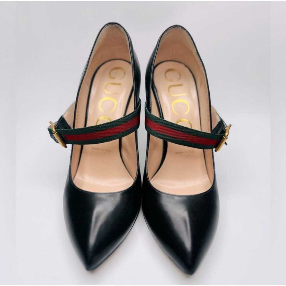 Gucci Sylvie leather heels - image 4