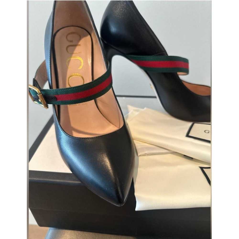 Gucci Sylvie leather heels - image 8