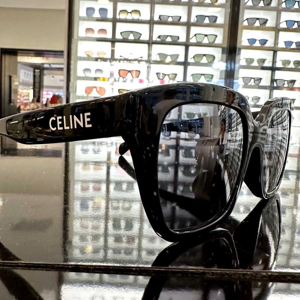 Celine Celine Monochroms Black New Sunglasses Whi… - image 11