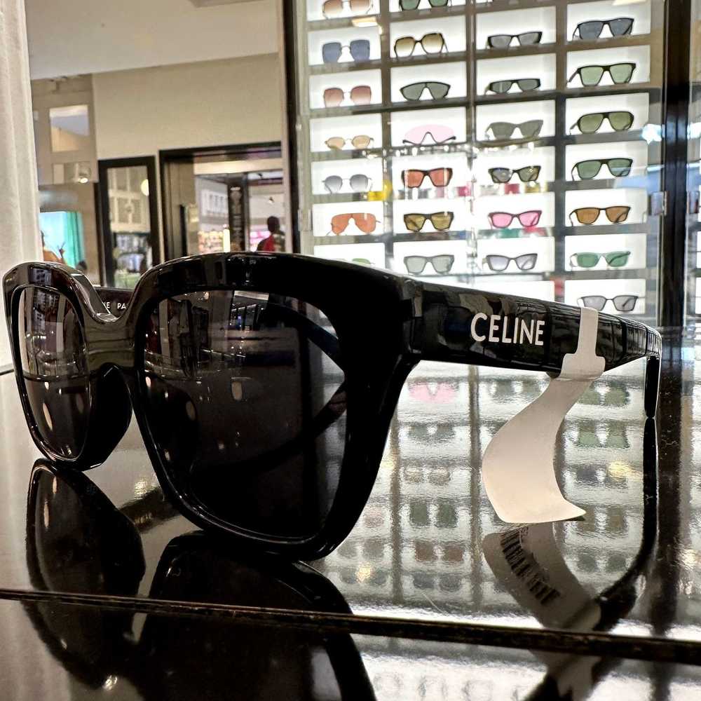 Celine Celine Monochroms Black New Sunglasses Whi… - image 1