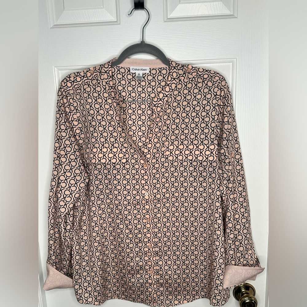 Calvin Klein Blouse Size L - image 3