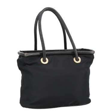 Celine CELINE Tote Bag Nylon Black Gold Auth 1003… - image 1