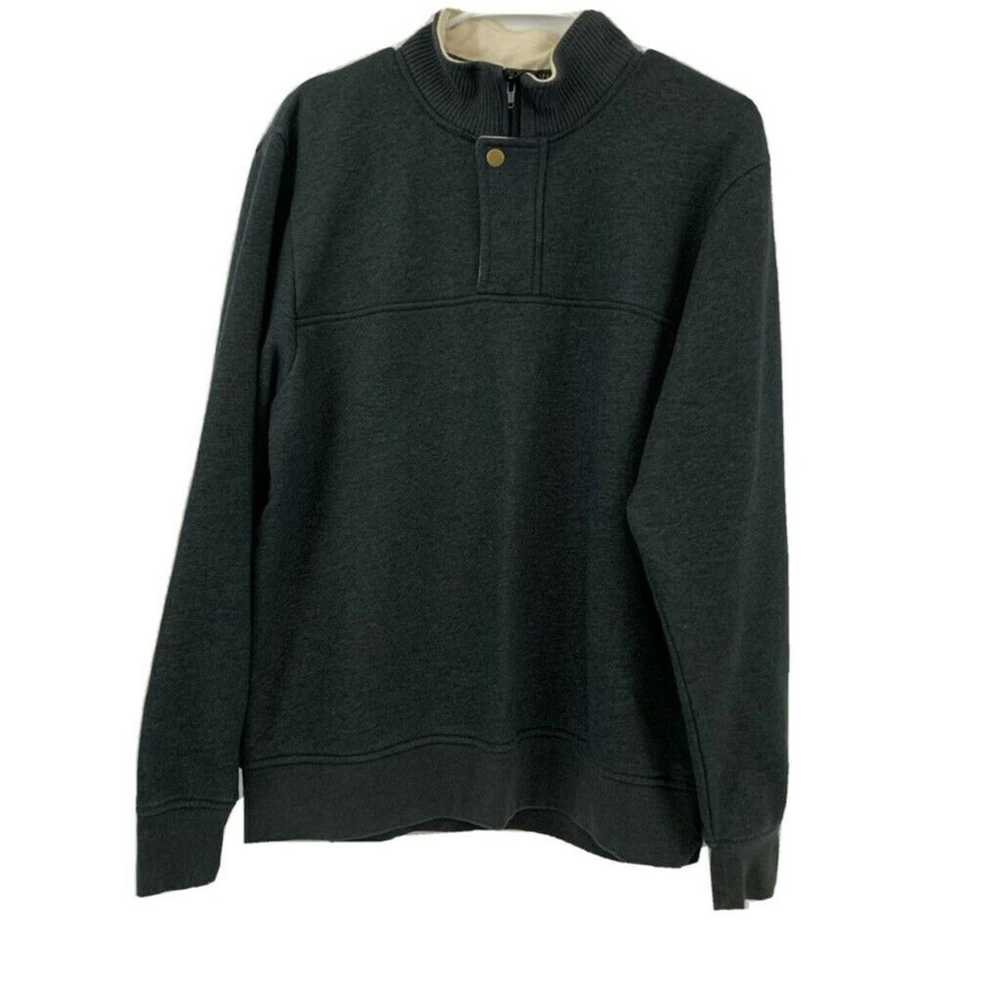 Orvis Orvis 1/4 zip And Button pullover sweatshir… - image 1