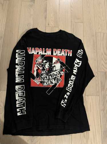 Band Tees × Vintage VTG 2000’s NAPALM DEATH NAZI P