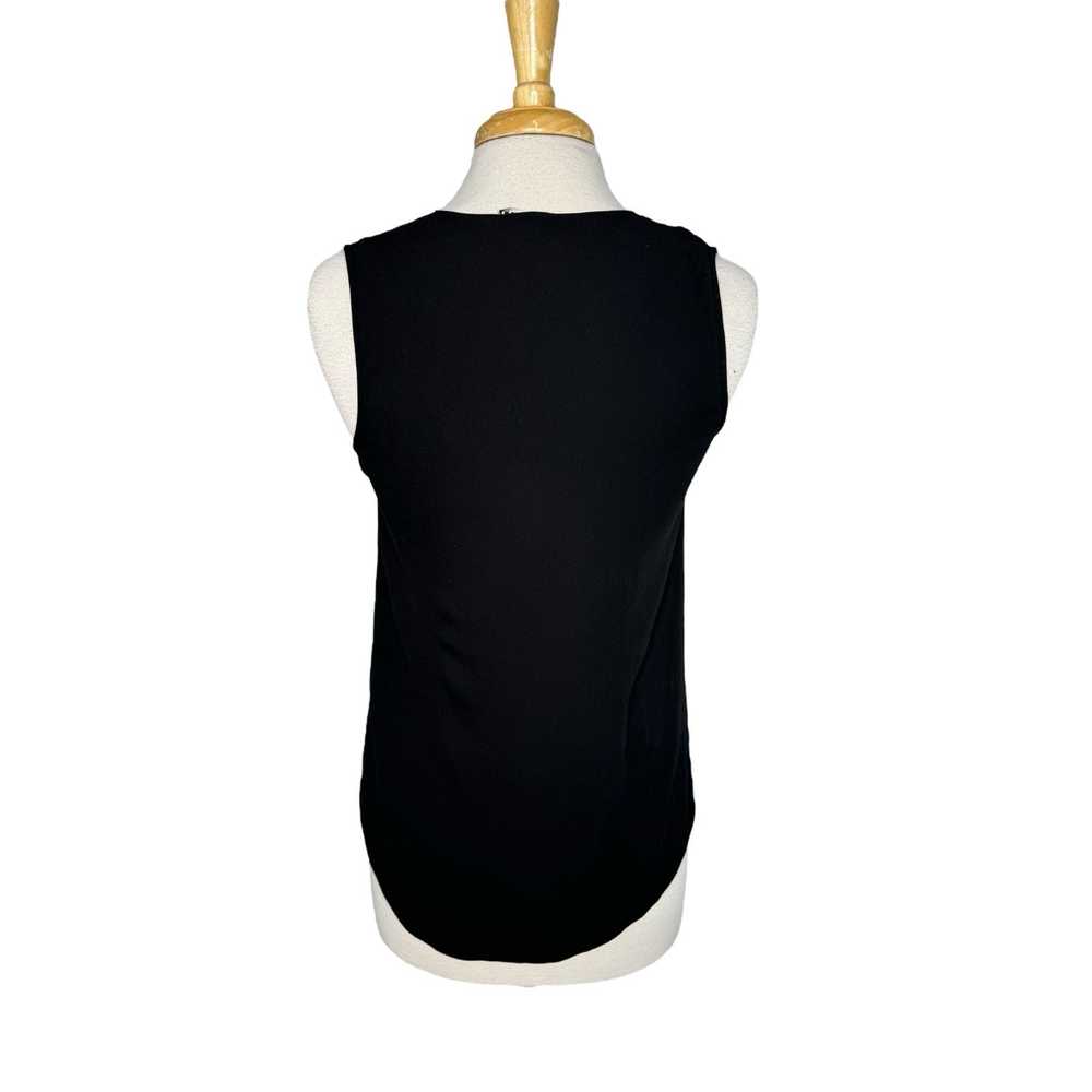 Theory THEORY Meighlan Black Sleeveless Silk Top … - image 3