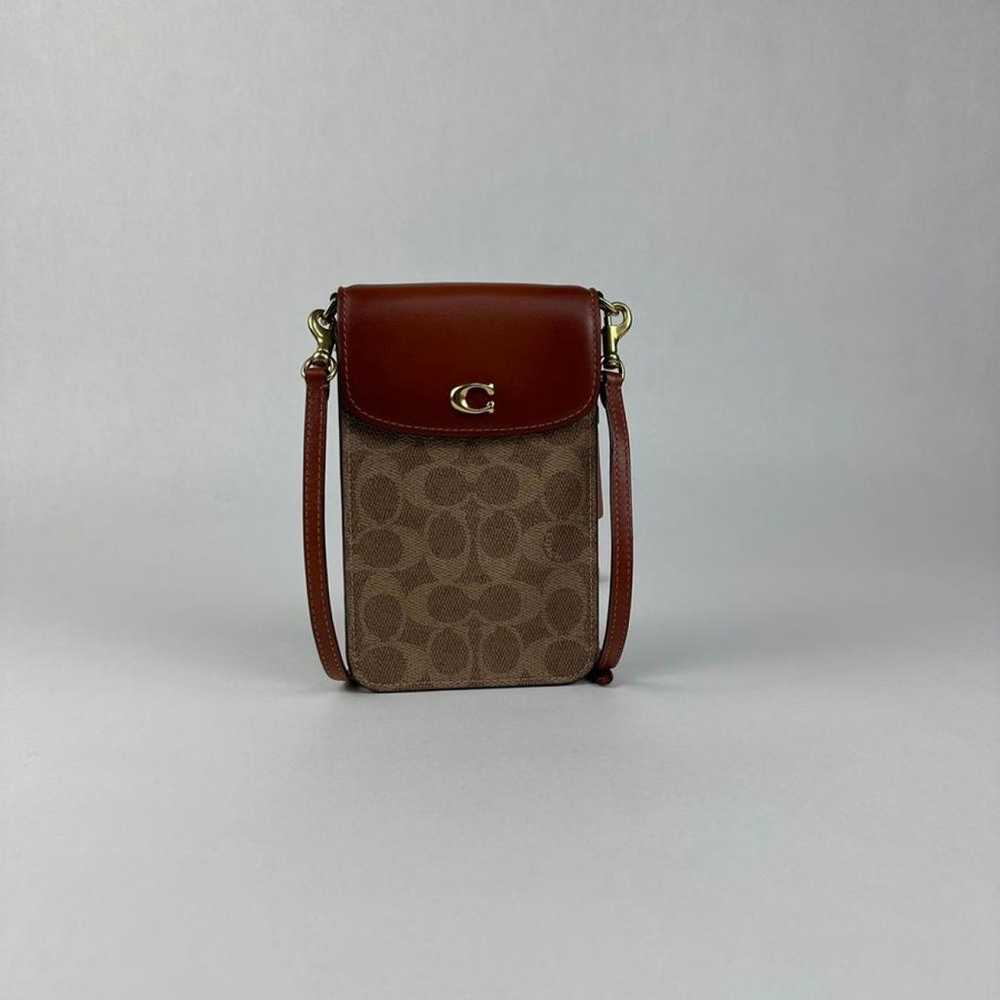 Coach Leather clutch bag - image 2