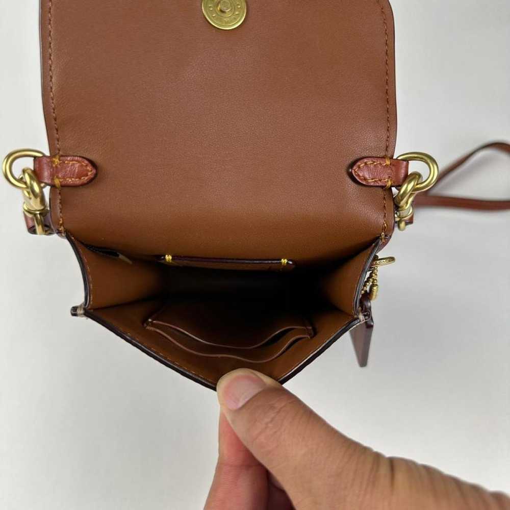 Coach Leather clutch bag - image 6