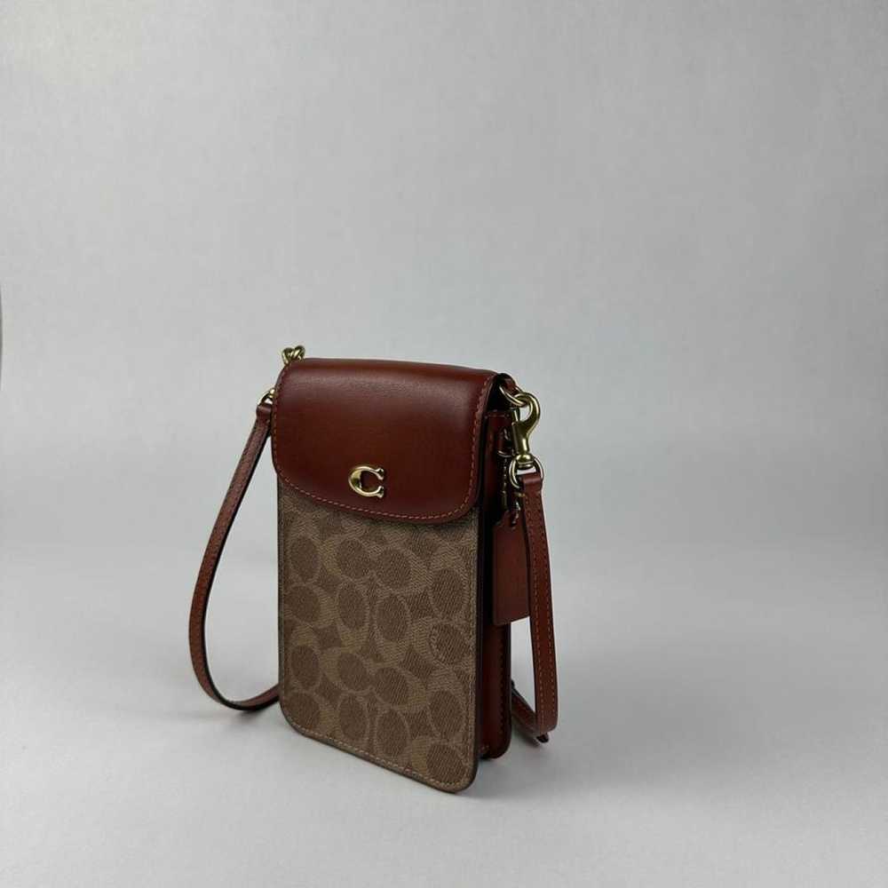 Coach Leather clutch bag - image 7