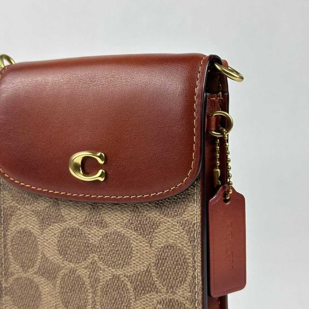 Coach Leather clutch bag - image 9