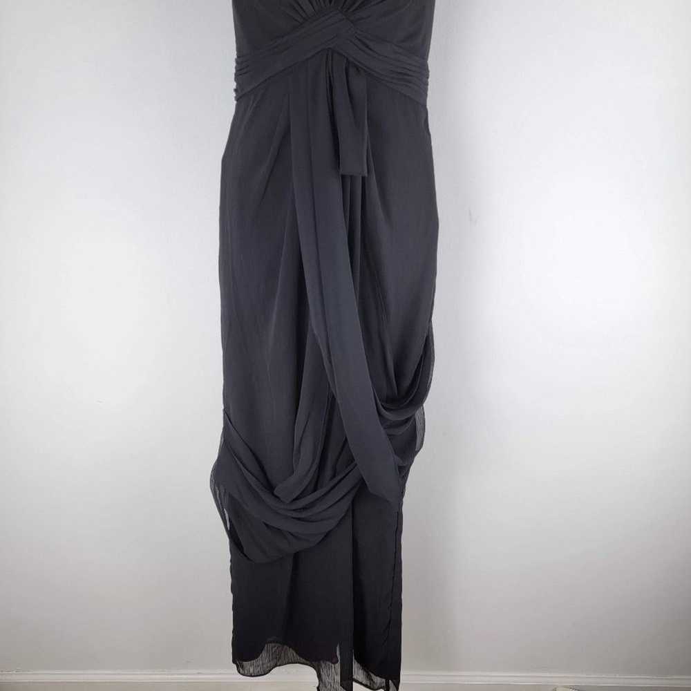 Vera Wang White By Vera Wang Black Draped Grecian… - image 4