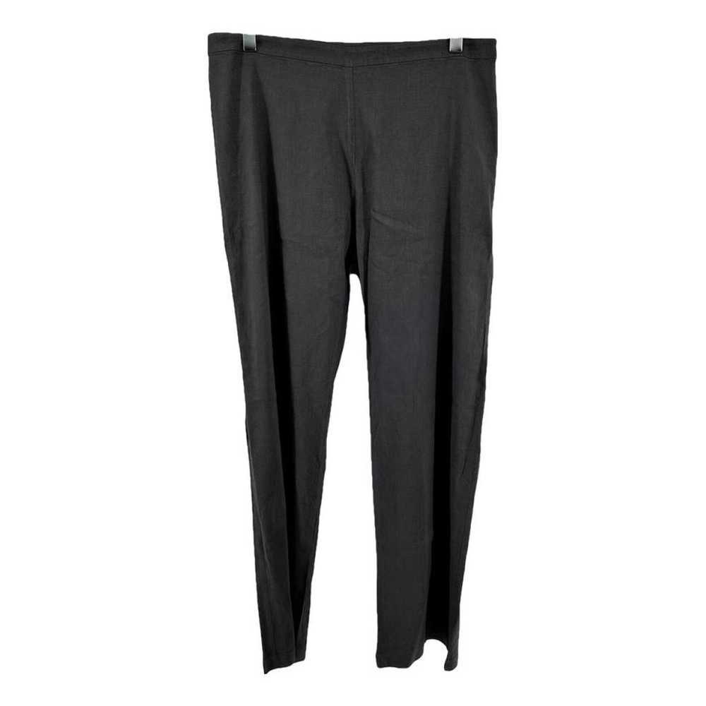 Eileen Fisher Linen straight pants - image 1