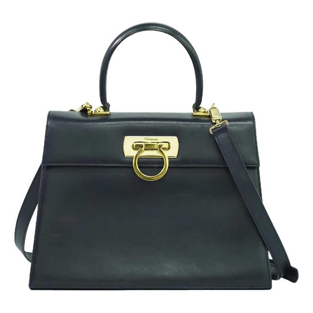 Salvatore Ferragamo Vara leather handbag - image 1