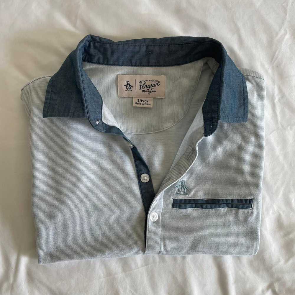 Original Penguin Blue Original Penguin Polo Shirt… - image 1