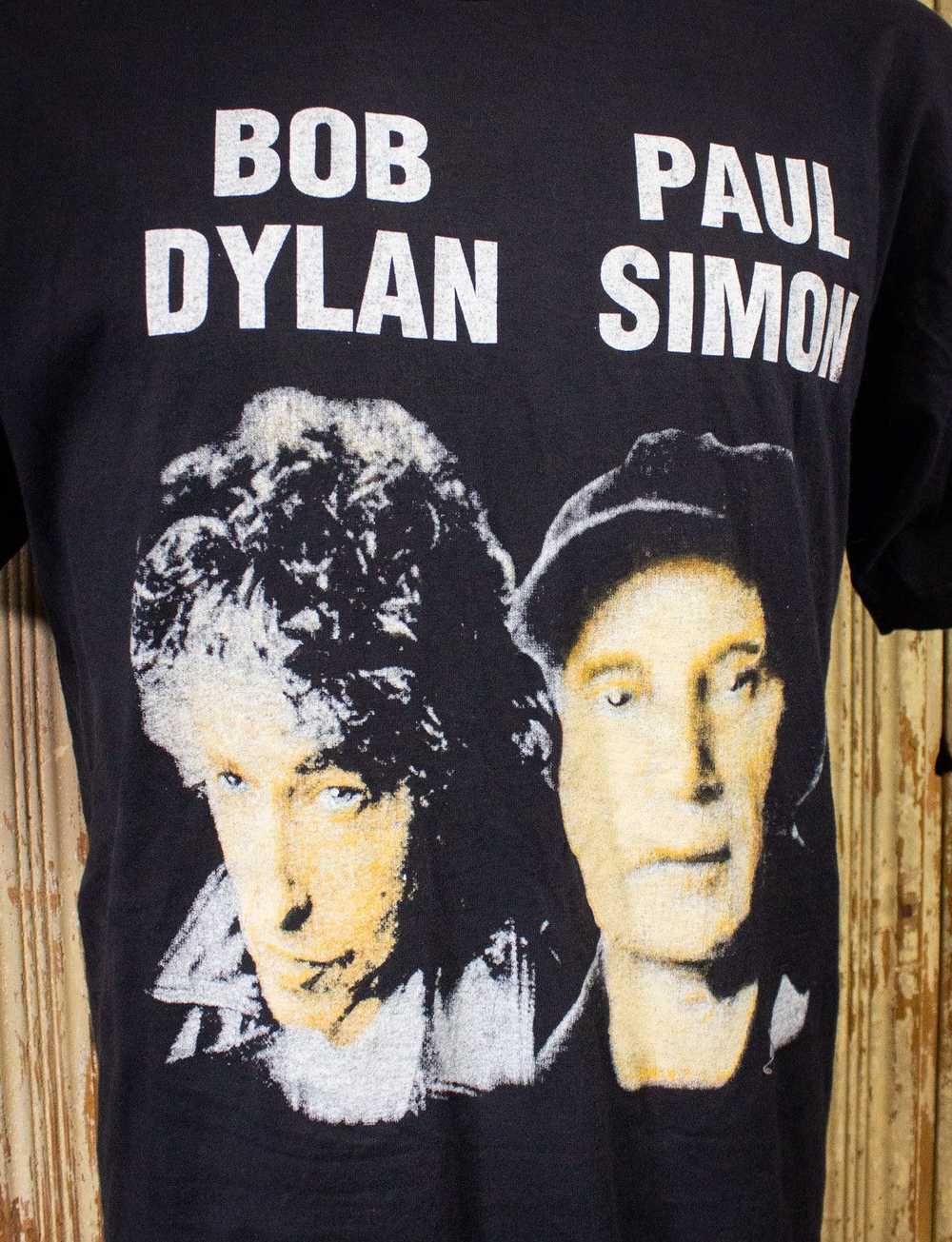 Band Tees × Vintage Vintage Bob Dylan & Paul Simo… - image 4